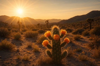 Featured image for “Blühen im Sonnenlicht – Kalifornische Essenzen und die Sprache der Wüste”