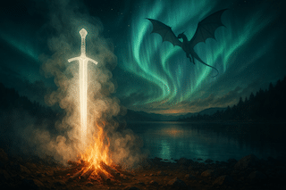 Featured image for “Nordlichtpfade – Sverð: Die Klinge der Entscheidung”